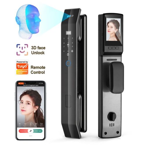 Serrure connectée intelligente avec reconnaissance faciale 3D et interphone vidéo _ Smartya Smart lock _CL-SM-VDP-ECIDWT-G02_3